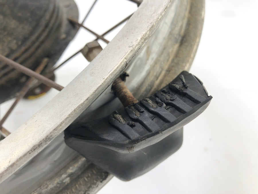 Yamaha XT 500 1U6 [1981] - Jante de roue arrière avec tambour de frein