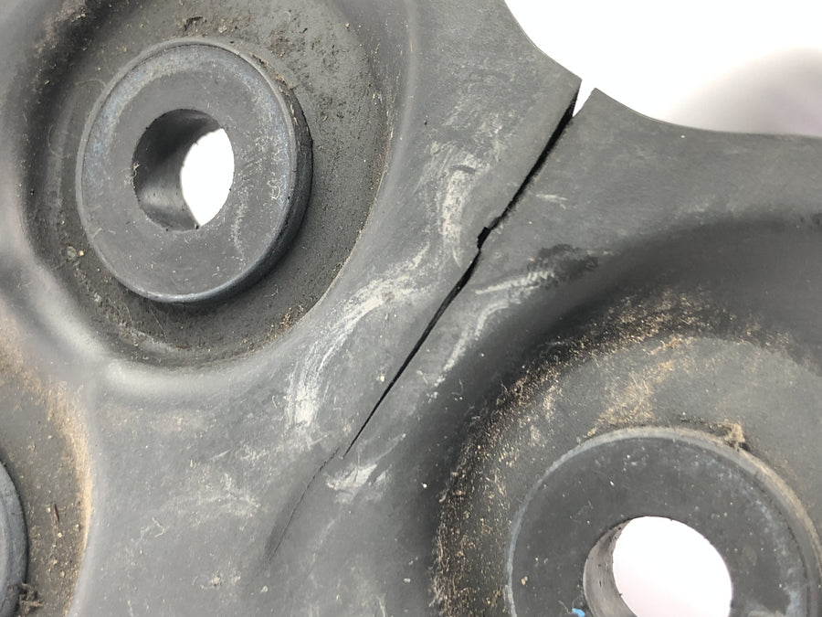 Yamaha WR 125 X DE07 [2010] - Pare-boue support de plaque d'immatriculation arrière