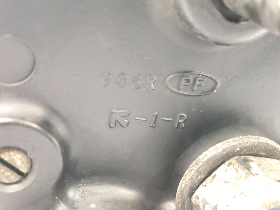 Kawasaki GPZ 1000 RX ZXT00A [1986] - Fussrastenanlage rechts mit Fußrasten und Bremspedal