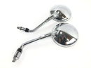 Kawasaki Zephyr 750 ZR750C [1994] - Mirror pair rearview mirror handlebar mirror chrome round-5