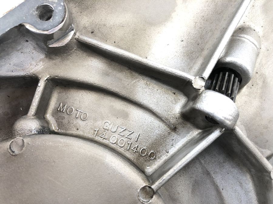 Moto Guzzi California II VT [1985] - Livre moteur du couvercle primaire du couvercle avant