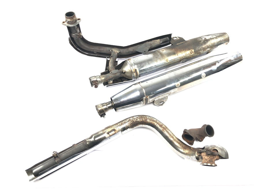Yamaha XVS 650 4VR [1997] - Auspuffanlage Endschalldämpfer Krümmer komplett