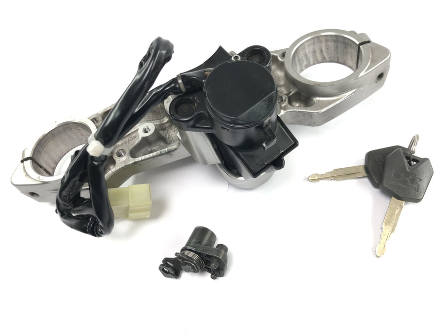 Kawasaki Versys KLE 650 A [2006] - Set serrature con serratura sella blocchetto accensione ponte forcella superiore