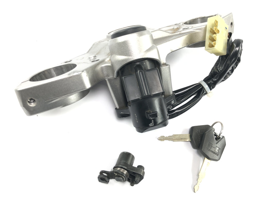 Kawasaki Versys KLE 650 A [2006] - Set serrature con serratura sella blocchetto accensione ponte forcella superiore