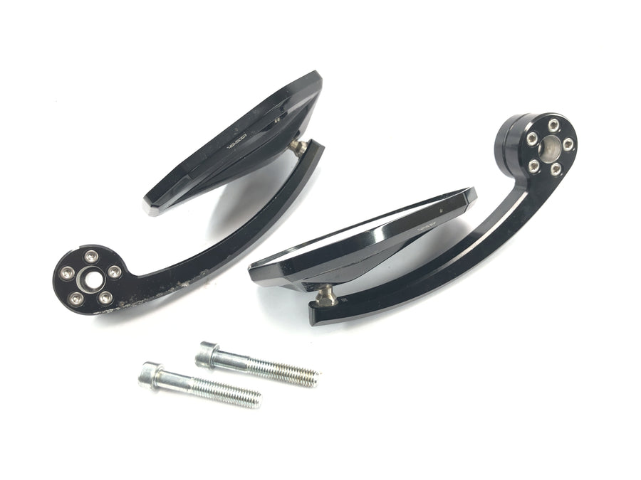 Yamaha MT 03 RM02 [2007] - Set specchietti retrovisori per manubrio e specchietti retrovisori anteriori neri