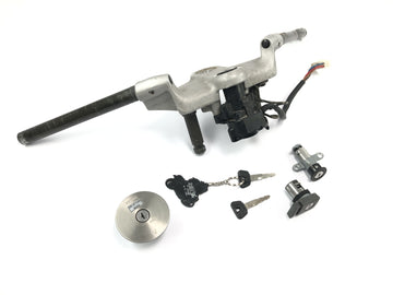 Yamaha GTS 1000 4FV [1997] - fork bridge with handlebar stub ignition lock lock set with tank cap - 0