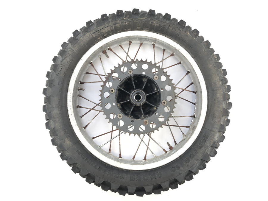 Yamaha TT 600 59X [1986] - Hinters rim Rad 2.50 x 18 "tires porous