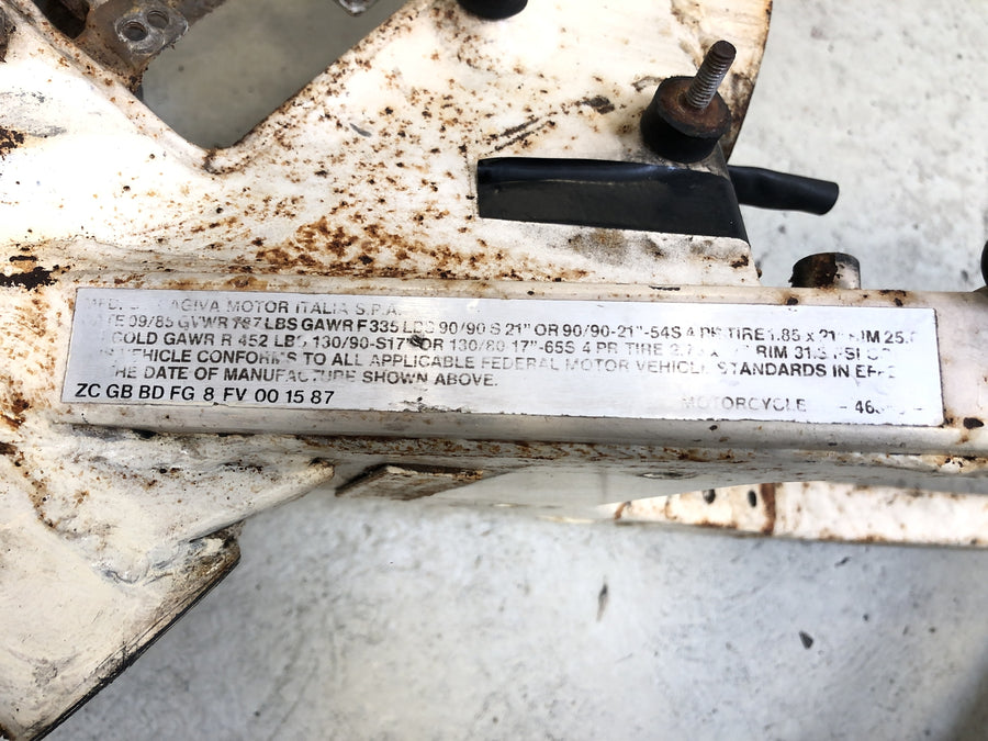 Cagiva Elefant 650 [1984] - Frame senza documenti