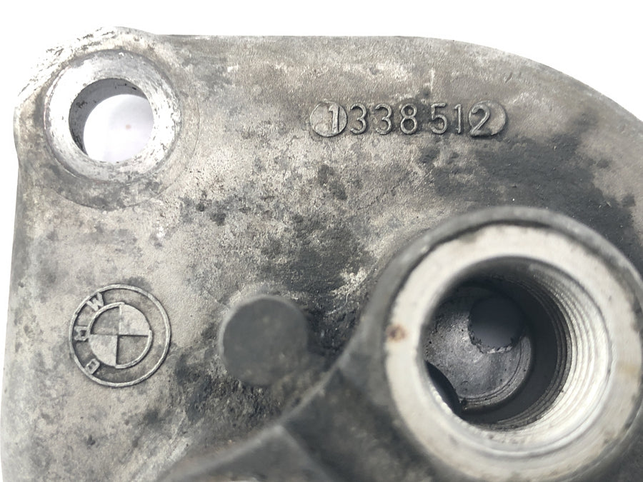 BMW R 100 GS 247E [1991] - Couvercle de boîtier de filtre à huile, bride de filtre à huile, adaptateur de filtre à huile
