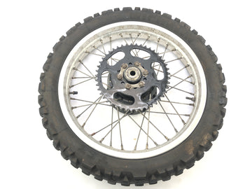 Yamaha XT 350 3YT / 55V [1990] - bordo ruota posteriore con ruota a catena sul retro - 0