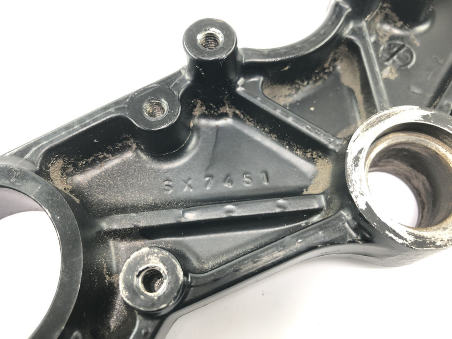 Suzuki GSX R 1100 GU74C [1987] - pont de fourche supérieur, pont de direction, collier avant