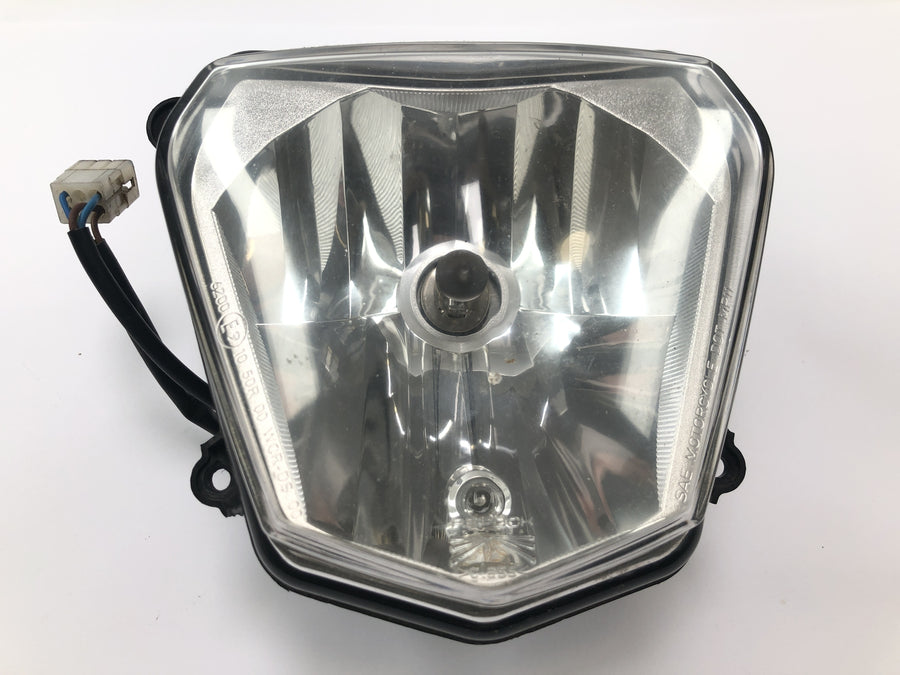 KTM Duke 690 A3 [2012] - Faro anteriore con illuminazione dell'inserto della lampada del faro anteriore