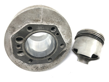 Moto Guzzi V7 Special [1971] - Cylinder with piston on the left piston kit cylinder liner cylinder unit