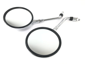Kawasaki Zephyr 750 ZR750C [1994] - Mirror pair rearview mirror handlebar mirror chrome round - 0
