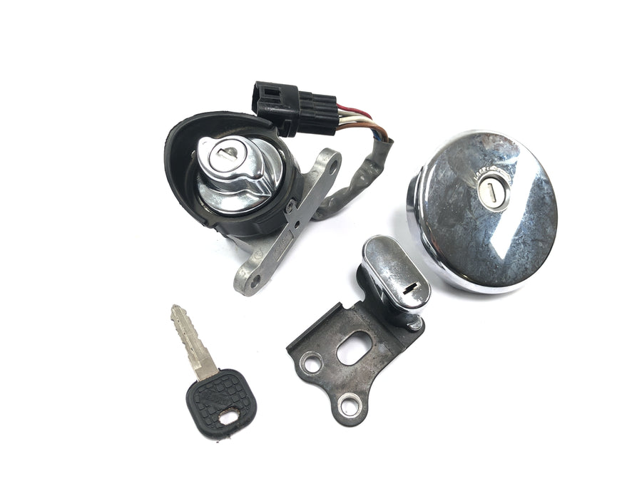 Kawasaki VN 1600 Classic VNT60A [2007] - Set serrature blocchetto accensione tappo serbatoio serratura casco