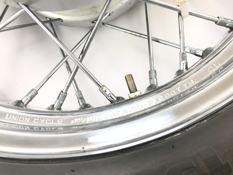 Triumph Bonneville T100 986MF [2012] - Jante arrière 3,50 x 17" à rayons