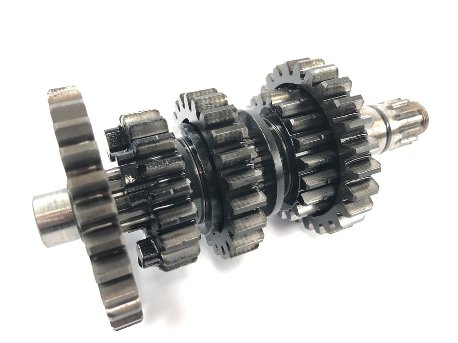 Yamaha MT 03 RM02 [2007] - Transmission transmission shafts shift shafts gear package inside