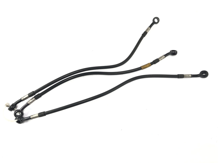 KAWASAKI ZRX 1200 S ZRT20A [2002] - Kit de ligne de frein de flexible de frein 3-Par partie Flex en acier