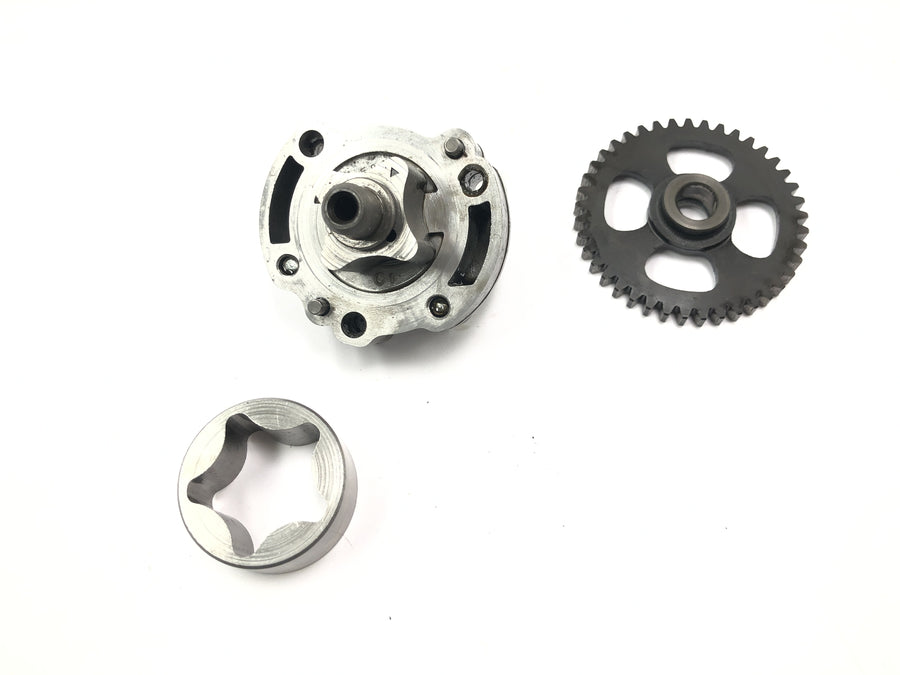 Yamaha XT 500 1U6 [1981] - Oil pump gear rotor pump insert