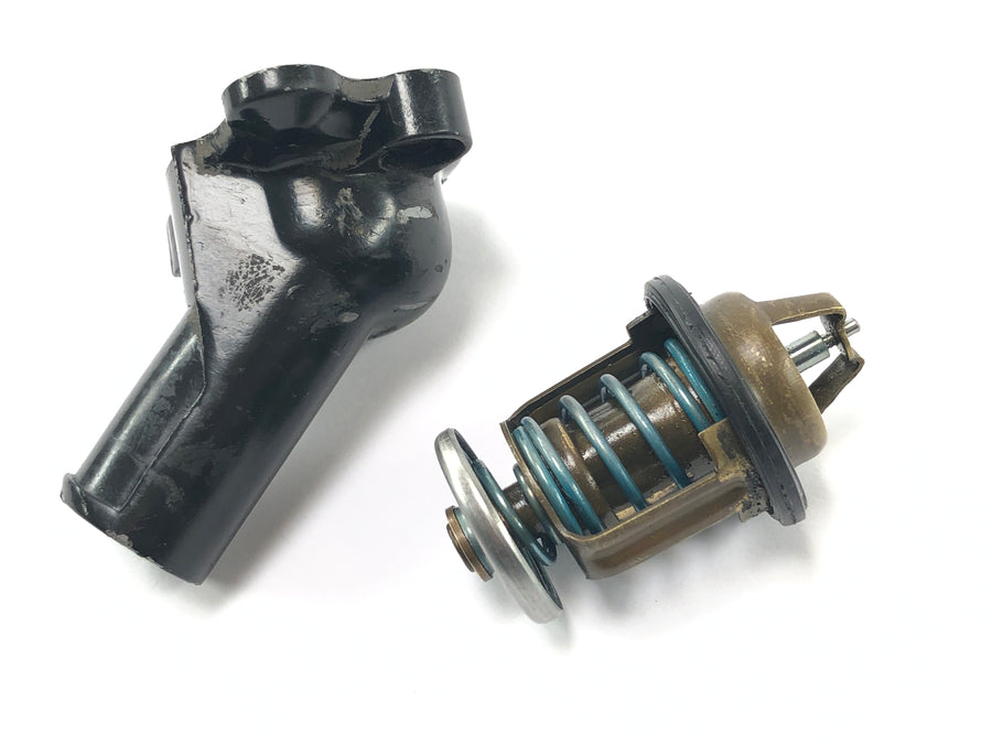 Cagiva Planet 125 [1998] - Termostato acqua di raffreddamento con alloggiamento termostato