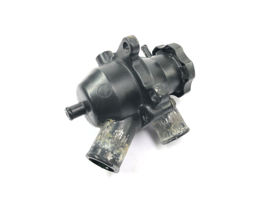 Kawasaki VN 800 VN800A [1996] - Thermostat de liquide de refroidissement, boîtier de thermostat, goulotte de remplissage de liquide de refroidissement