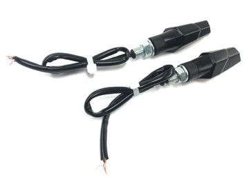 Moto Guzzi V11 Sport [1999] - Indicator Direction Indicator Pair Black Universal - 0