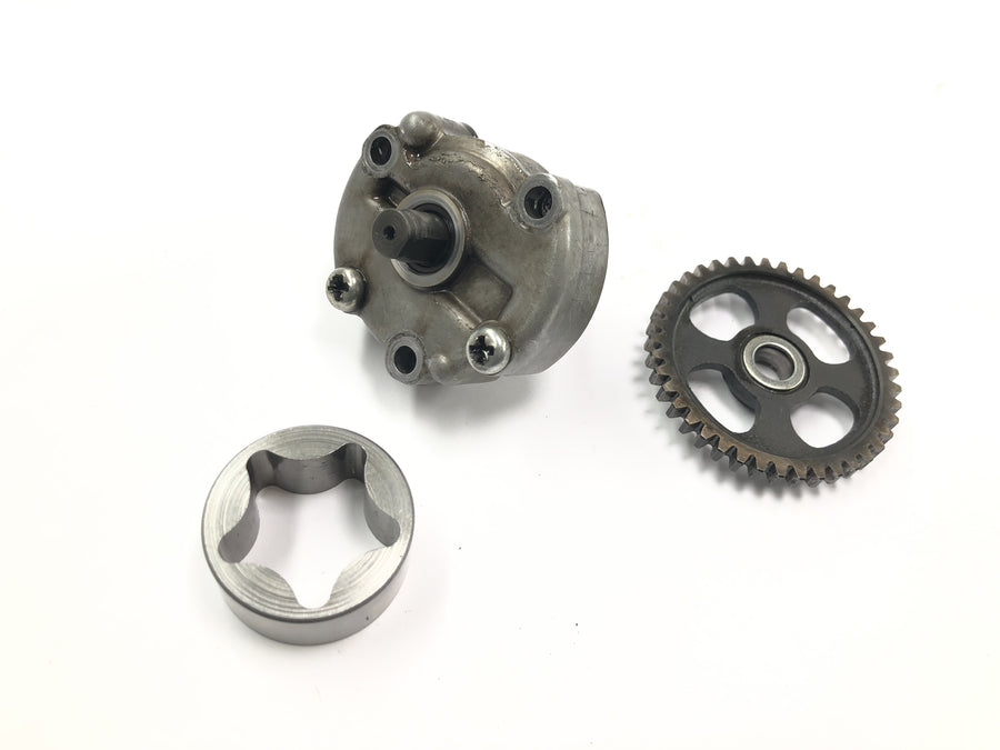 Yamaha XT 500 1U6 [1981] - Oil pump gear rotor pump insert