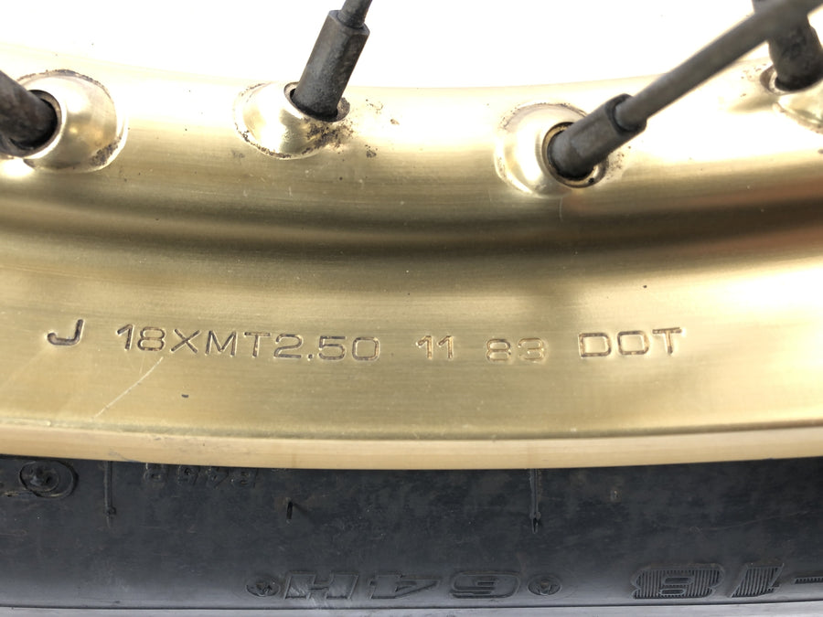 Yamaha XT 600 Z Ténéré 1vj [1986] - Hinterrad Rad Rim Pares Mt2.50x18