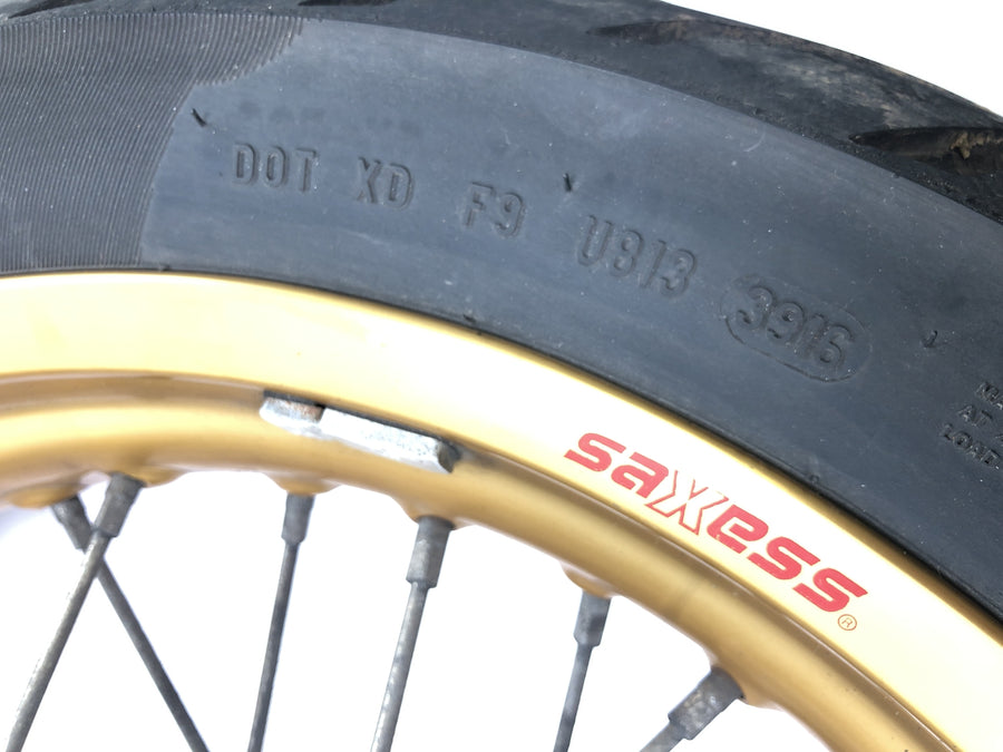 Yamaha WR 125 X DE07 [2010] - Rear wheel rim spoke wheel 3.50 x 17"