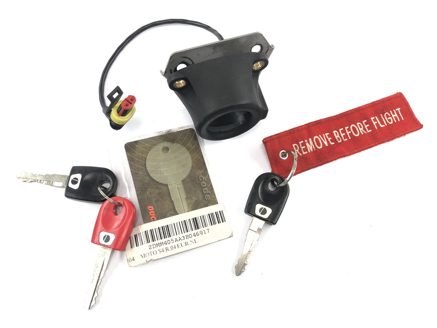 Ducati Monster S4R M4 [2004] - Lock set ignition lock ignition switch lock set immobilizer