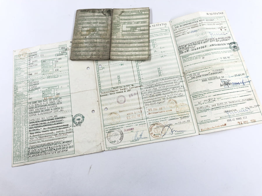 Moto Guzzi 850 Le Mans 3 VF [1986] - Frame con documenti
