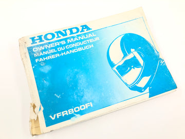 Honda VFR 800 FI RC46 [1999] - Manuel du propriétaire Manuel du conducteur Manuel du propriétaire