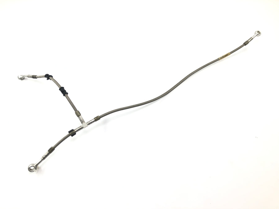 Moto Guzzi V11 Sport [1999] - Steel braided brake line at the front distribution line