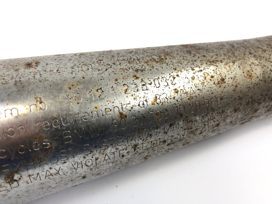 BMW R 100 RT 247 [1981] - Muffler d'échappement à droite