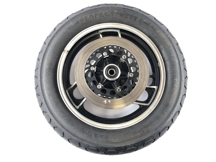 Yamaha FJ 1100 47E [1985] - rear wheel wheel rim with brake disc and chain wheel