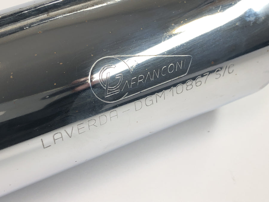 Laverda 1000 [1978] - Auspuff Schalldämpfer Endschalldämpfer Auspufftopf Paar Chrom