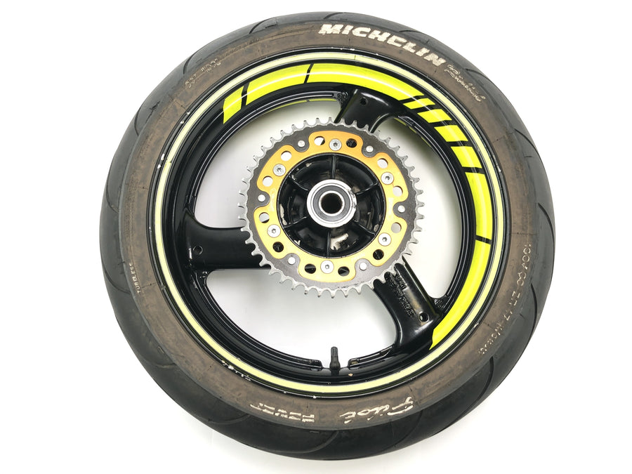 Husqvarna TE 610 H6 8AE [Suzuki RGV 250] - Wheel rim tire set front wheel 3.50 x 17 rear wheel 4.50 x 17 set with mock copy