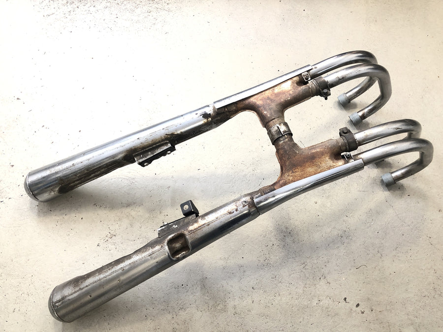 Kawasaki Z 1100 KZZ10A [1984] - Exhaust system silencer system
