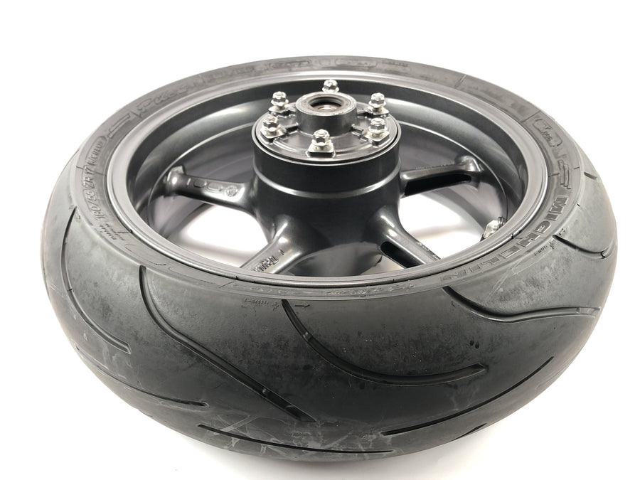 Triumph Street Triple R 675 D67LD [2010] - Hinterrad Rim Wheel Rad Tires 5.5x17 "