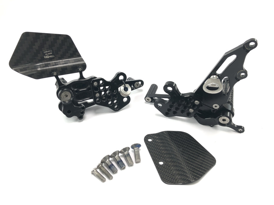 Suzuki GSX R 1000 WVB6 K6 [2006] - Fußrastenanlage Gilles Tooling mit Gutachten Fußrasten Fahrer
