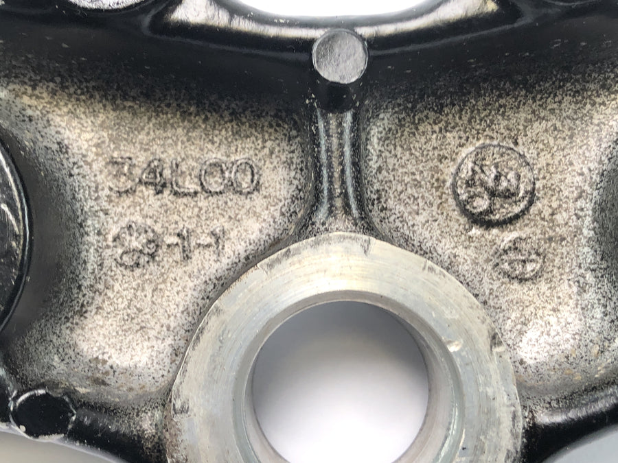 Yamaha XT 600 43F [1985] - fork bridge at the top of the fork clamp control head plate