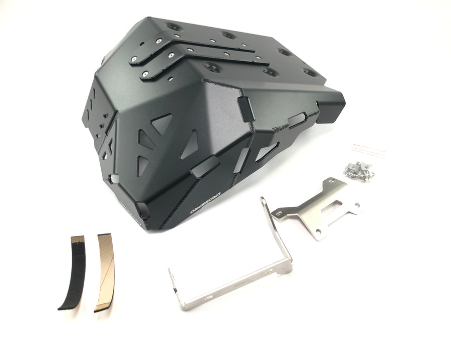 Aprilia Tuareg 660 - Protection moteur Cross Pro protection anti-encastrement moteur sabot aluminium