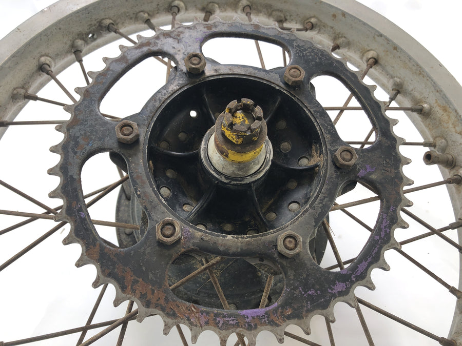 Yamaha XT 500 1U6 [1981] - Jante de roue arrière avec tambour de frein
