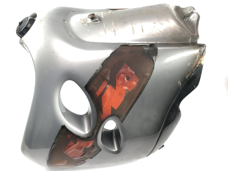 KTM 640 Adventure LC4 [2001] - Réservoir de carburant avec robinets de carburant endommagés