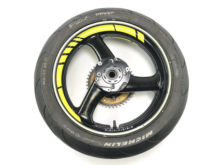 Husqvarna TE 610 H6 8AE [Suzuki RGV 250] - Wheel rim tire set front wheel 3.50 x 17 rear wheel 4.50 x 17 set with mock copy