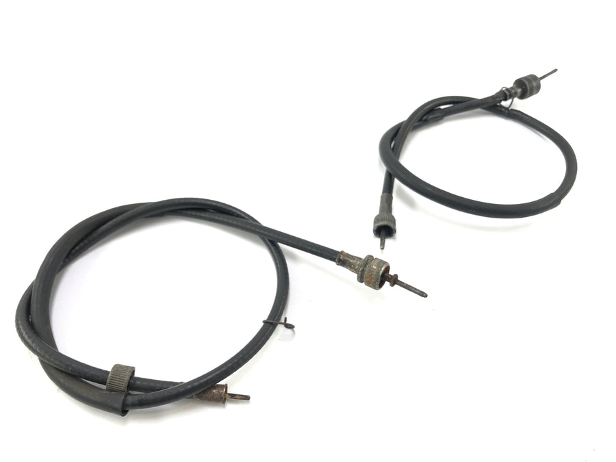 Yamaha XT 500 1U6 [1981] - Speedometer cable and tachometer cable set