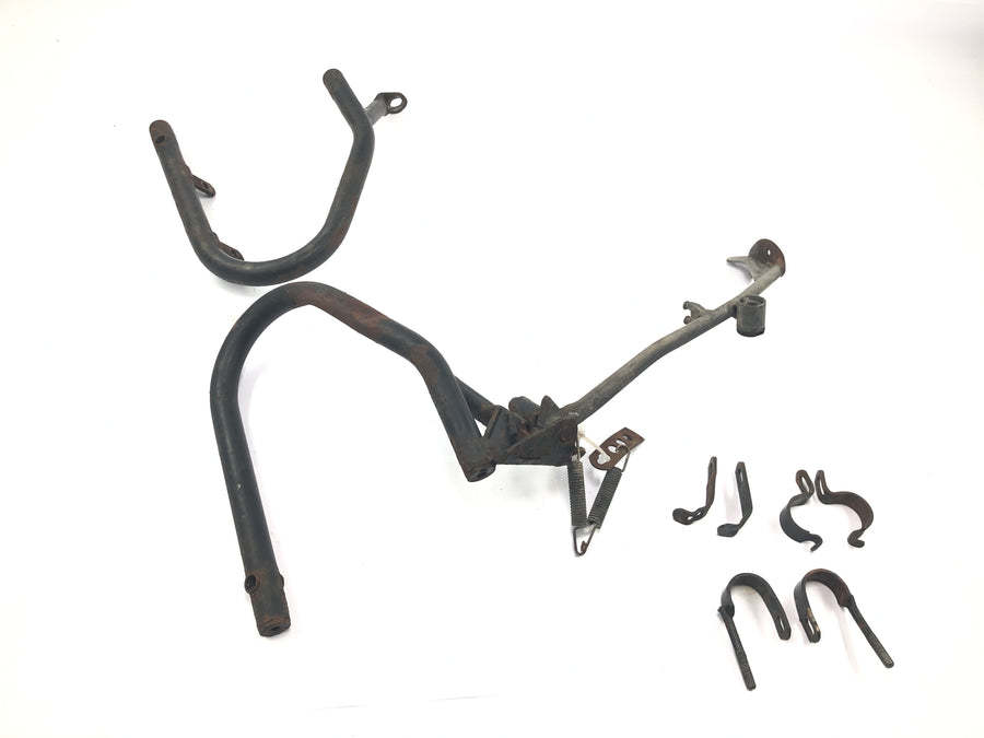 BMW R 100 GS 247E [1991] - Crash bar engine protection bar retaining set left right with side stand