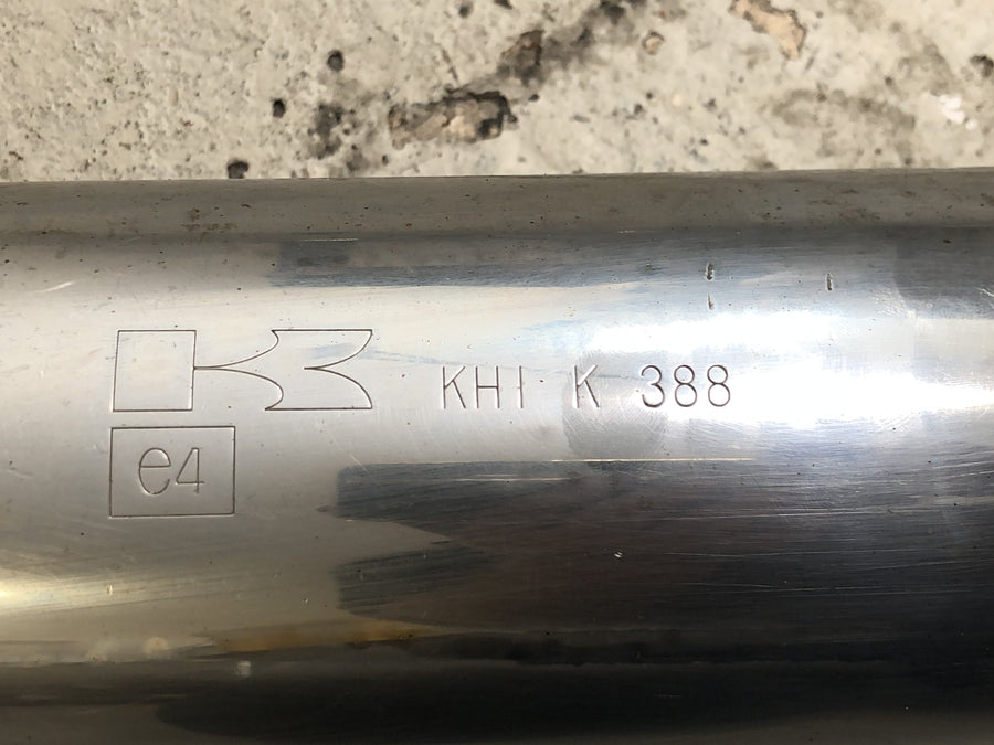 Kawasaki W 650 EJ650A [1999] - Auspuffanlage rechts Auspuffkrümmer Endtopf Schalldämpfer