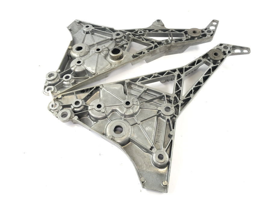 Yamaha FJ 1100 47E [1985] - Rast holder protective plate left right aluminum