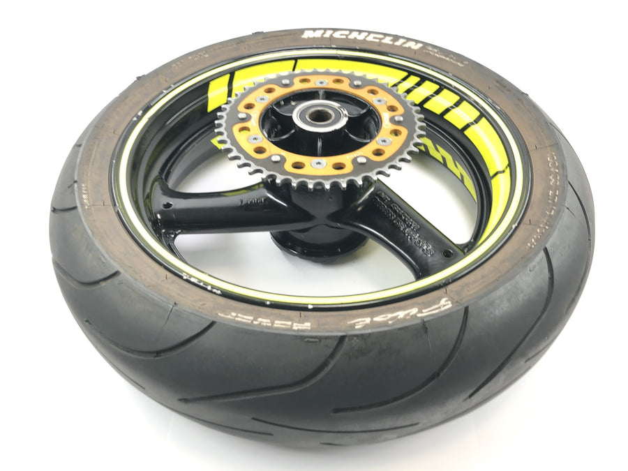 Husqvarna TE 610 H6 8AE [Suzuki RGV 250] - Wheel rim tire set front wheel 3.50 x 17 rear wheel 4.50 x 17 set with mock copy